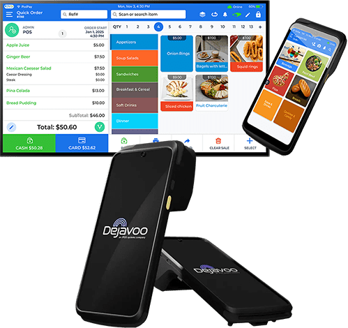 Food Server Bundle: PixlPay POS with Dejavoo P8 and Merchant Services